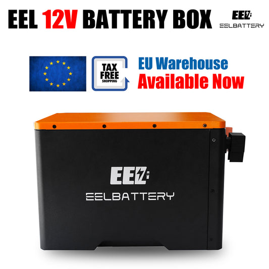 12V DIY Kit LiFePO4 Battery Box with JK 200A Active Balance BMS,250A Fuse for Solar Power EU Stock EEL BATTERY