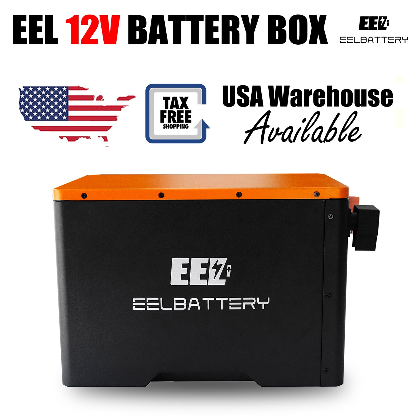 12V DIY Kit LiFePO4 Battery Box with JK 200A Active Balance BMS,250A Fuse for Solar Power USA Stock