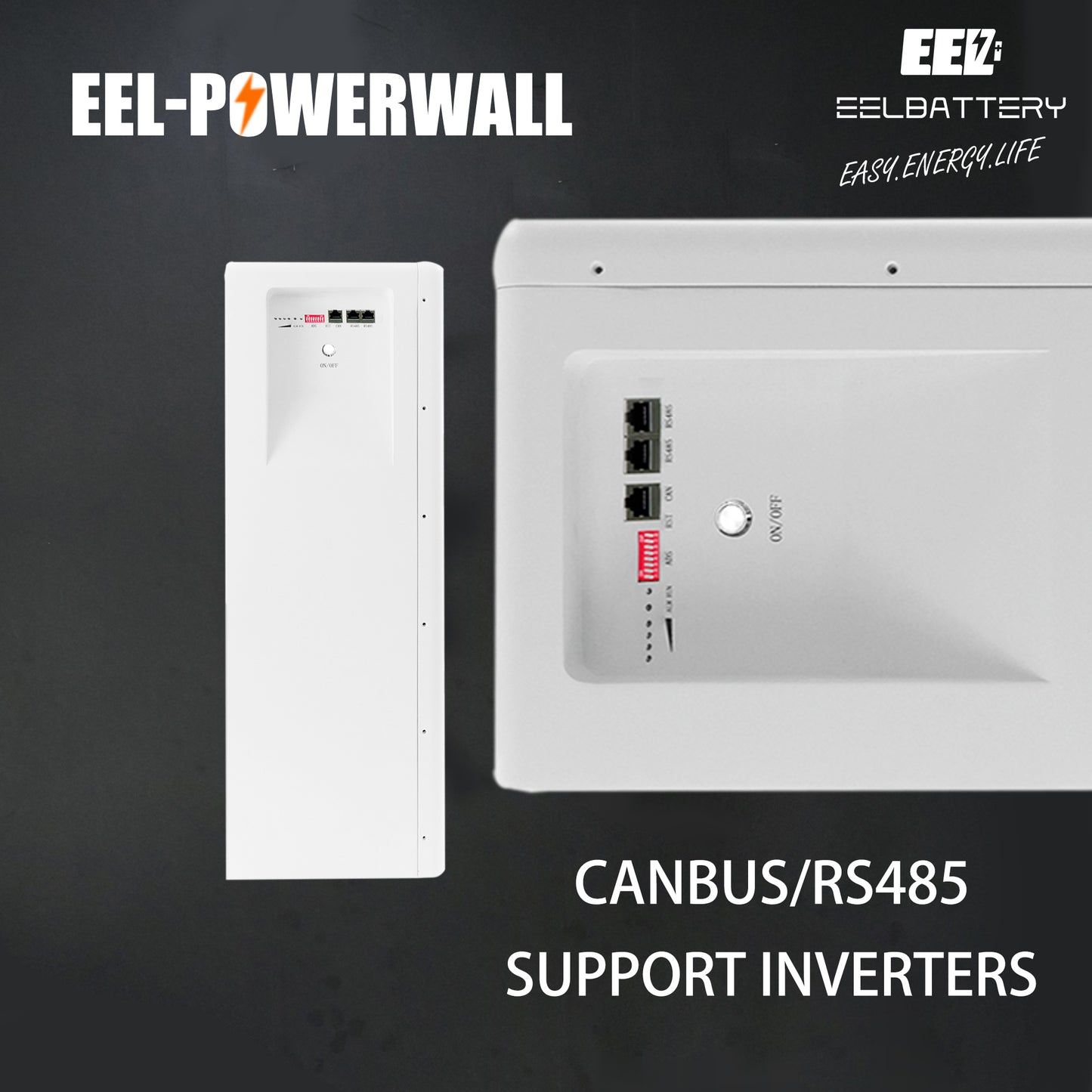 48V 16Kwh EEL Power Wall LiFePO4 Battery Pack Wall-mounted for Home Power Solar Energy Storage System EEL BATTERY
