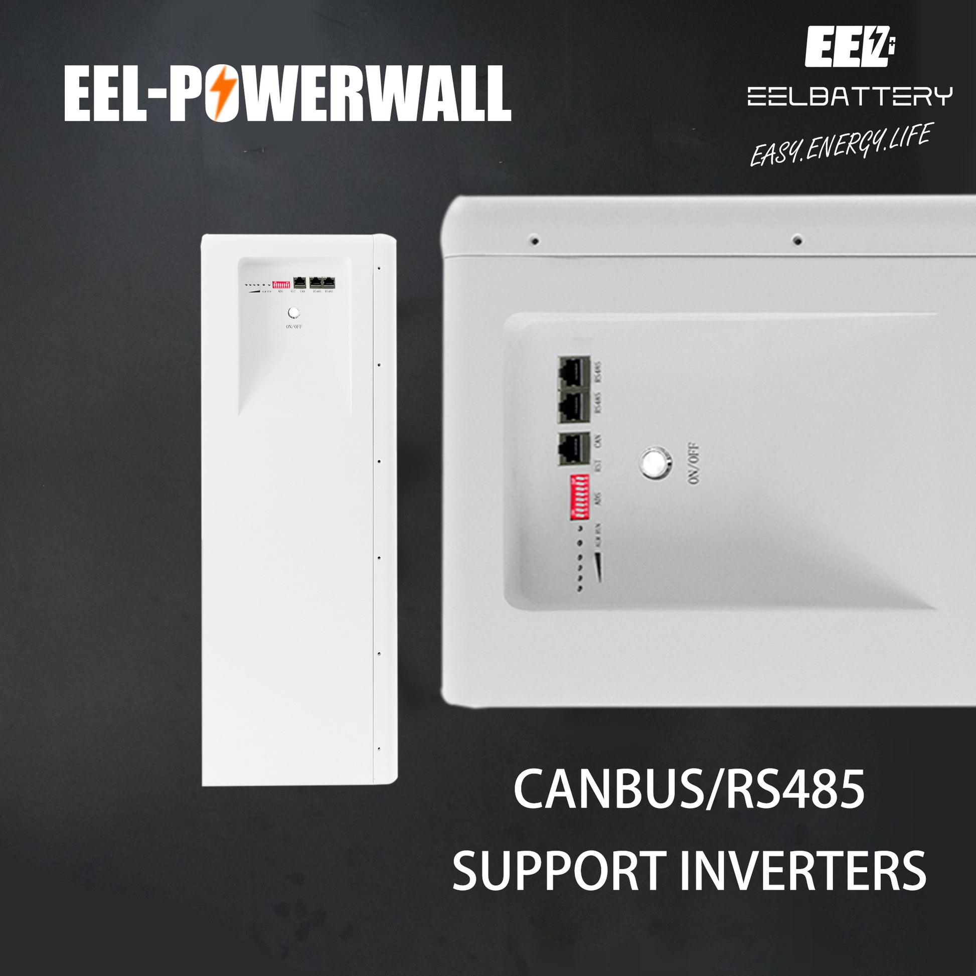 48V 16Kwh EEL Power Wall LiFePO4 Battery Pack Wall-mounted for Home Power Solar Energy Storage System EEL BATTERY
