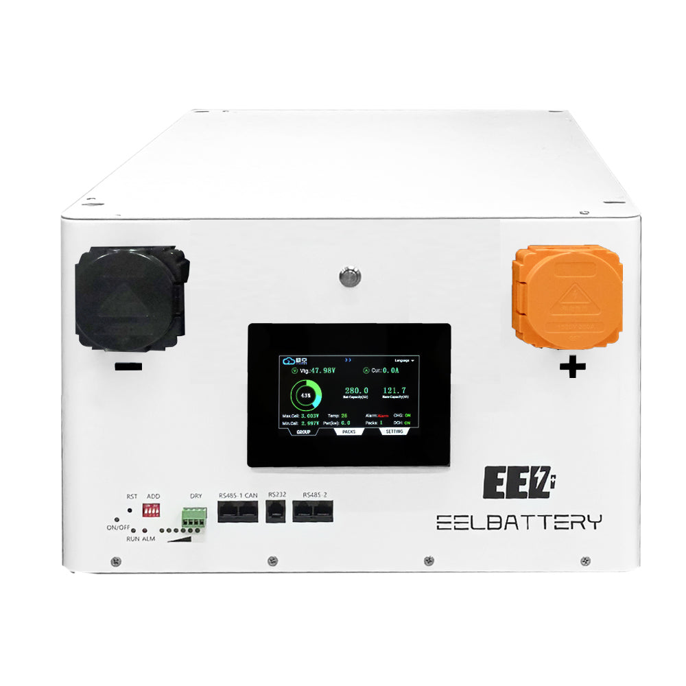 EEL 48V 16S Server Rack V5-JK Battery Box DIY Kits with 200A JK V19 BMS Energy Storage Stackable Type