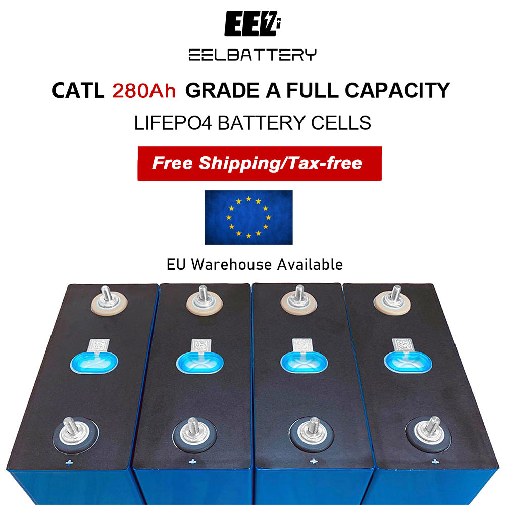 4PCS CATL 280Ah Grade A Lifepo4 Battery Cells Rechargeable for EV Solar EU Shipping CATL