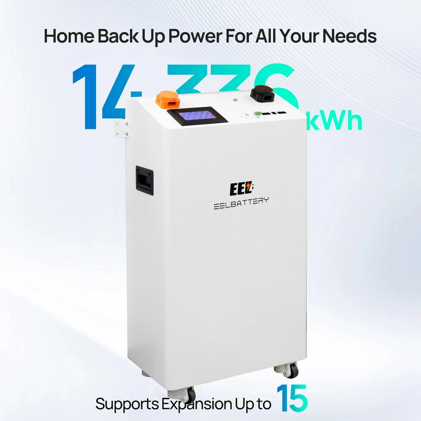 EEL 48V 16S DIY 280 Vertical DIY Battery Box Kits with JK Inverter BMS and Wheels EU Stock EEL BATTERY