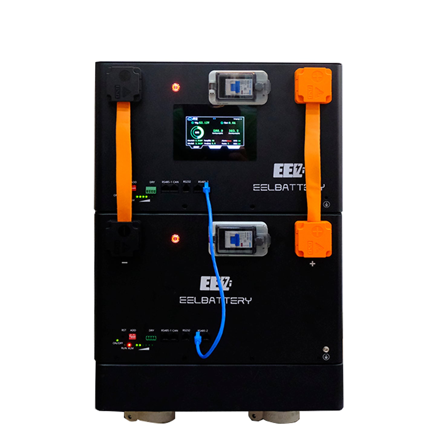 EEL 48V 16S Server Rack Battery V5-JK Box DIY Stackable Kits with JK V19 BMS Box Energy Storage EU Stock