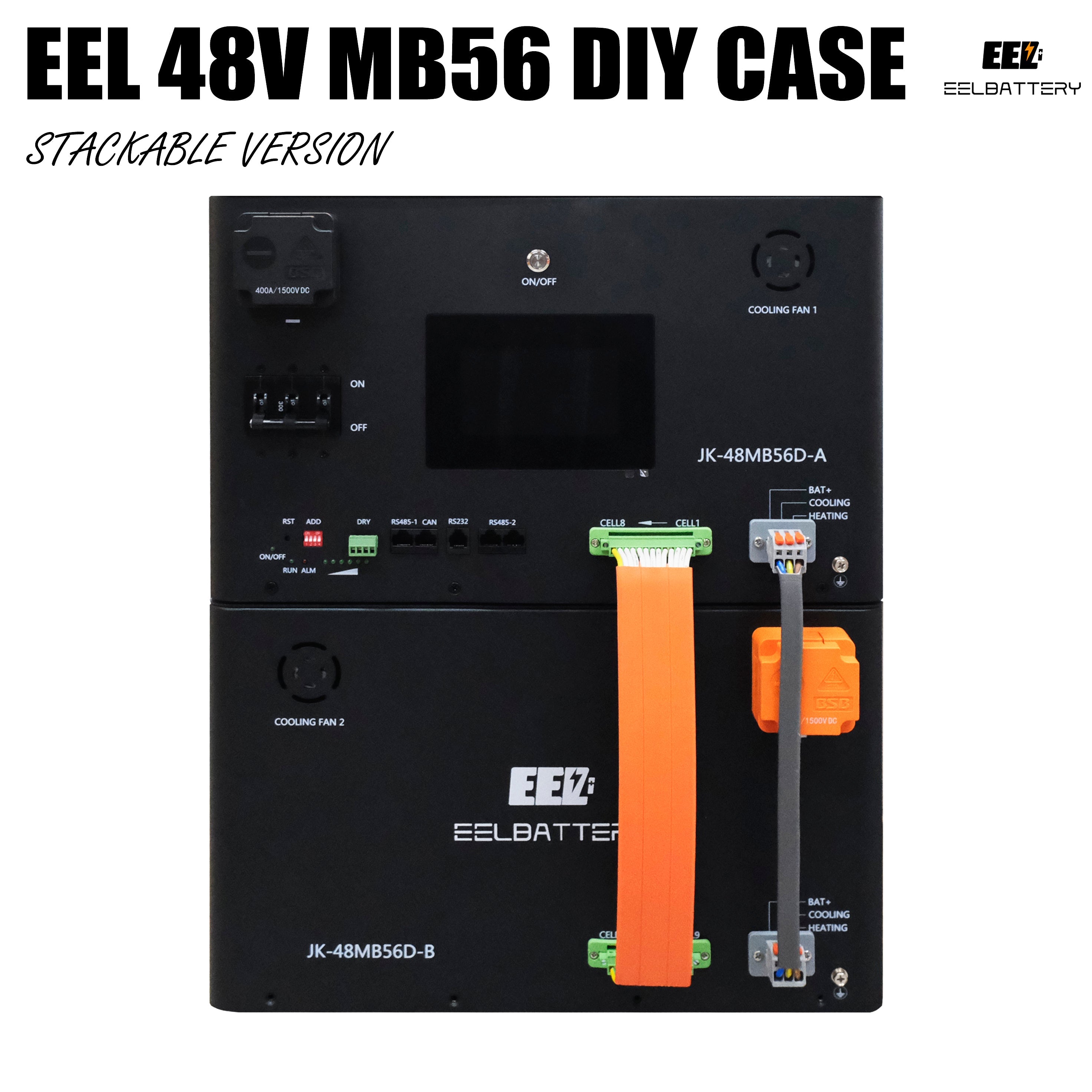 EEL 32kwh 51.2V 16S 628Ah EVE MB56 Battery Box DIY Kits with 300A JK V ...