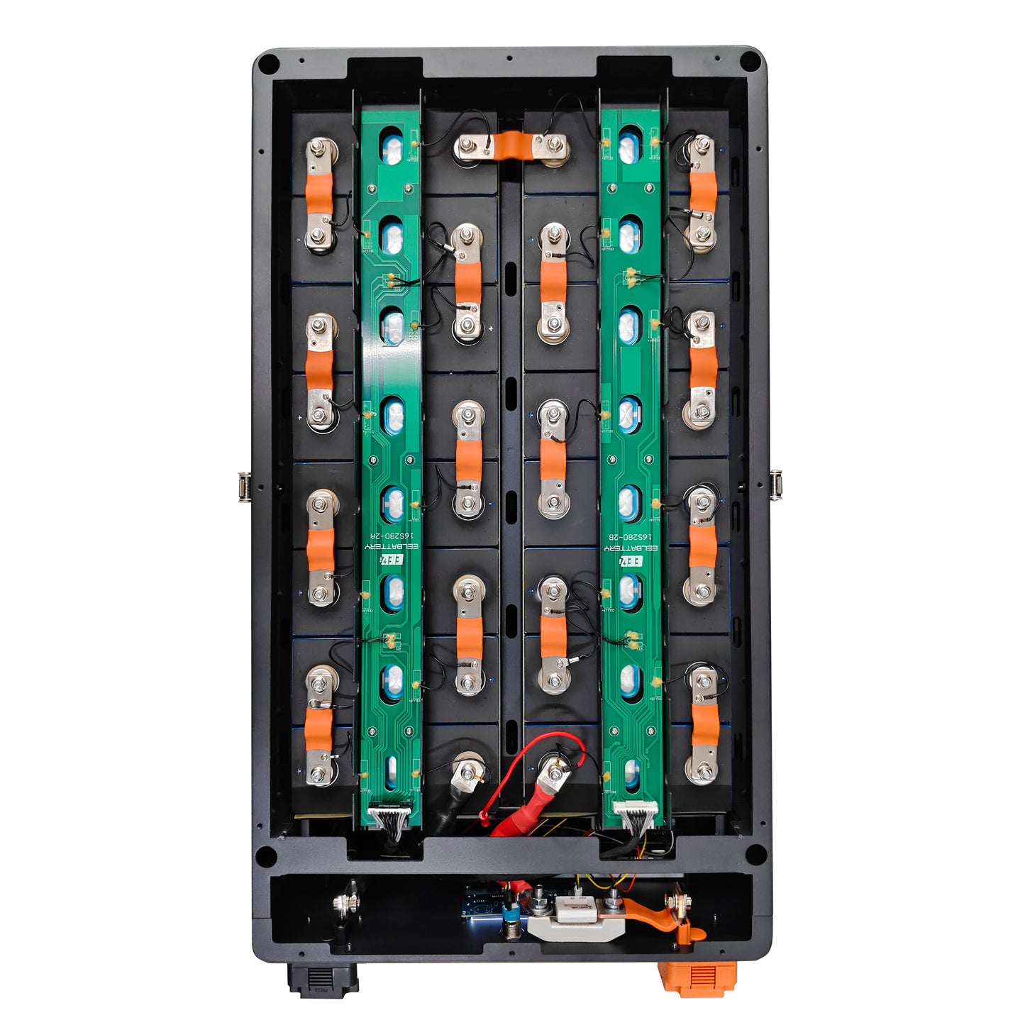 EEL 48V 16S Batterie-DIY-Kit-Box mit 300A Seplos V4.0 Bluetooth BMS zur Energiespeicherung, EU-Versand