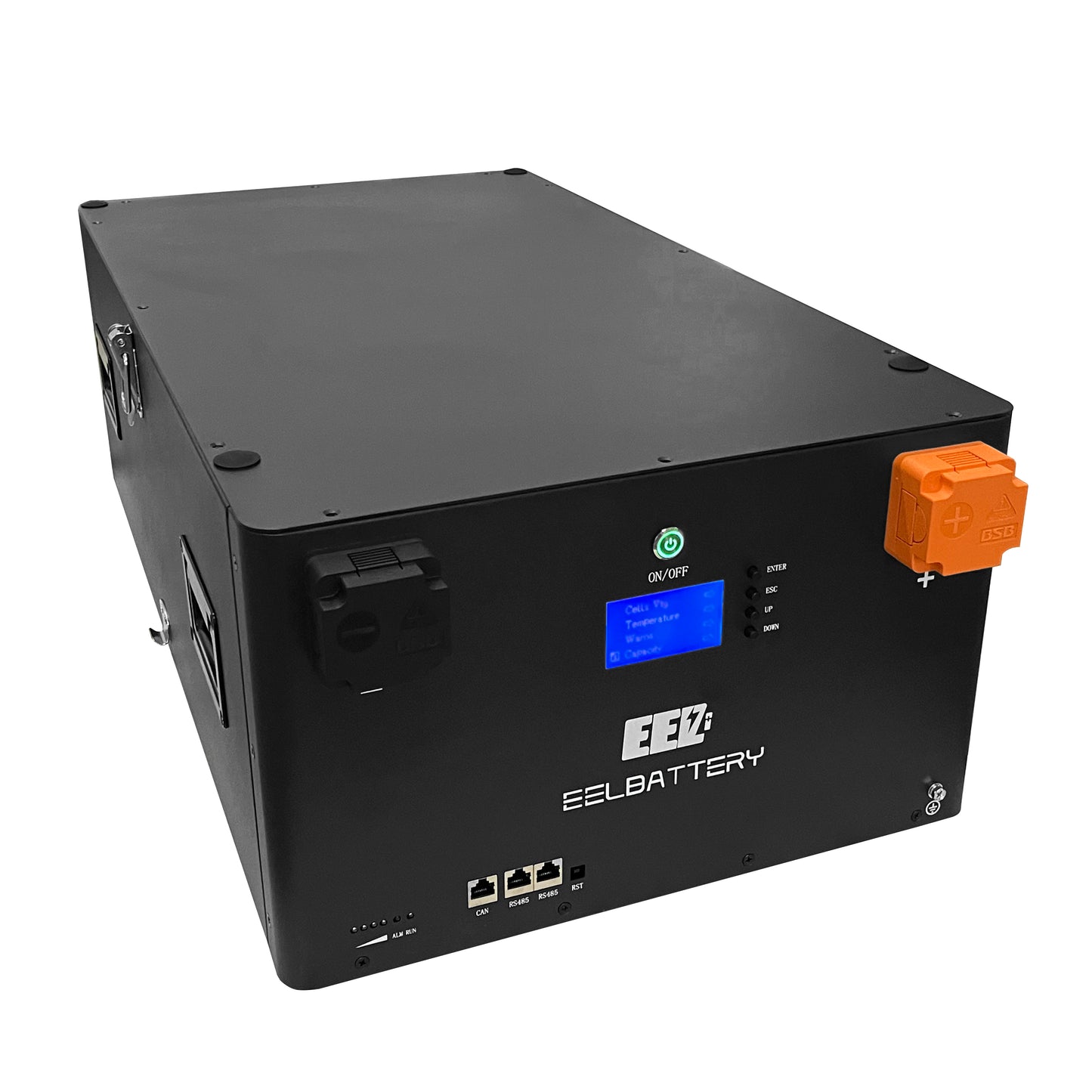 EEL 48V 16S Batterie-DIY-Kit-Box mit 300A Seplos V4.0 Bluetooth BMS zur Energiespeicherung, EU-Versand