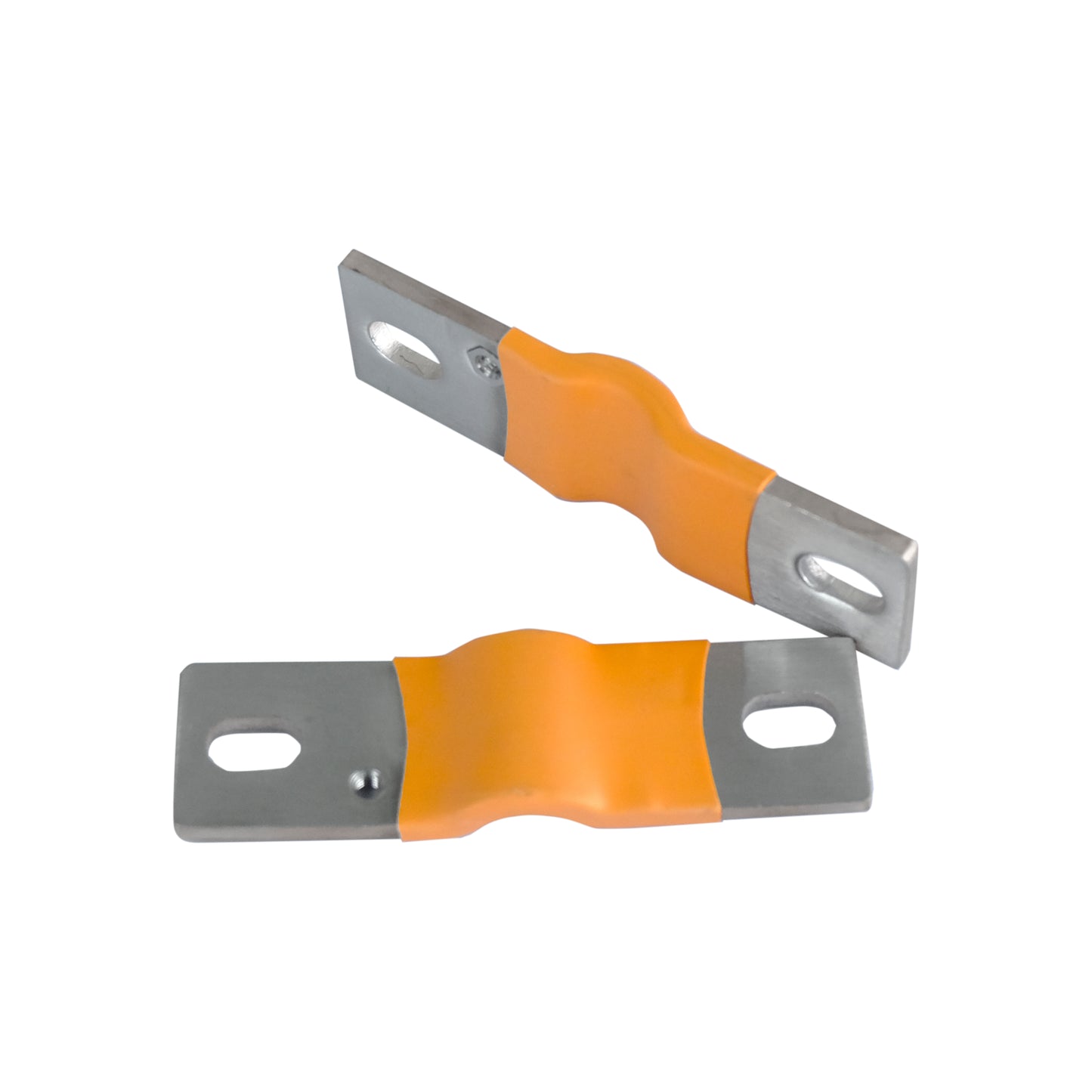 4PCS Flexible Nickel-Plated Copper Bus Bar Terminal Connectors with one M3 hole EEL BATTERY