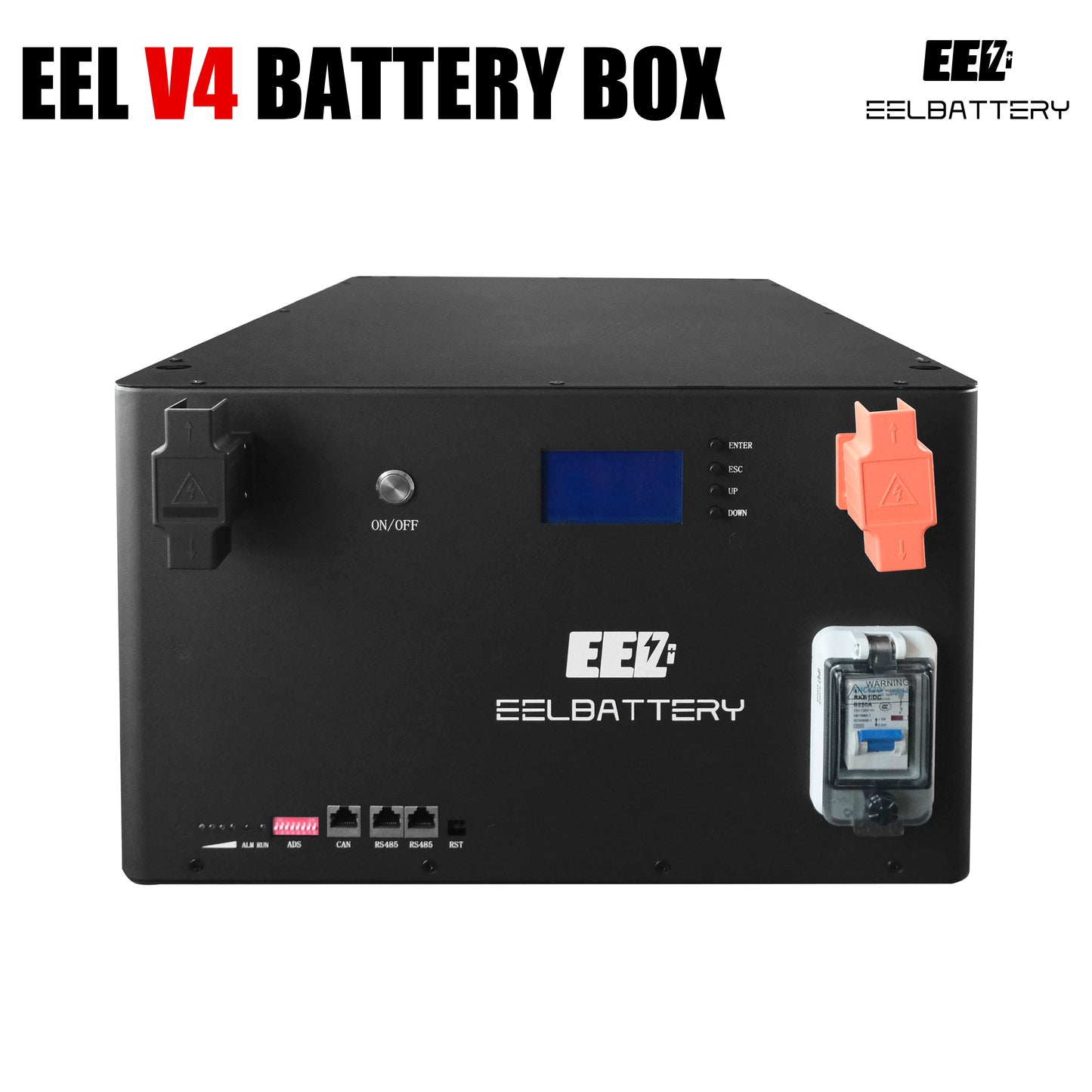EEL 48V DIY Box V4 Server Rack Battery Kits with Bluetooth BMS Energy Storage Stackable Type EEL BATTERY