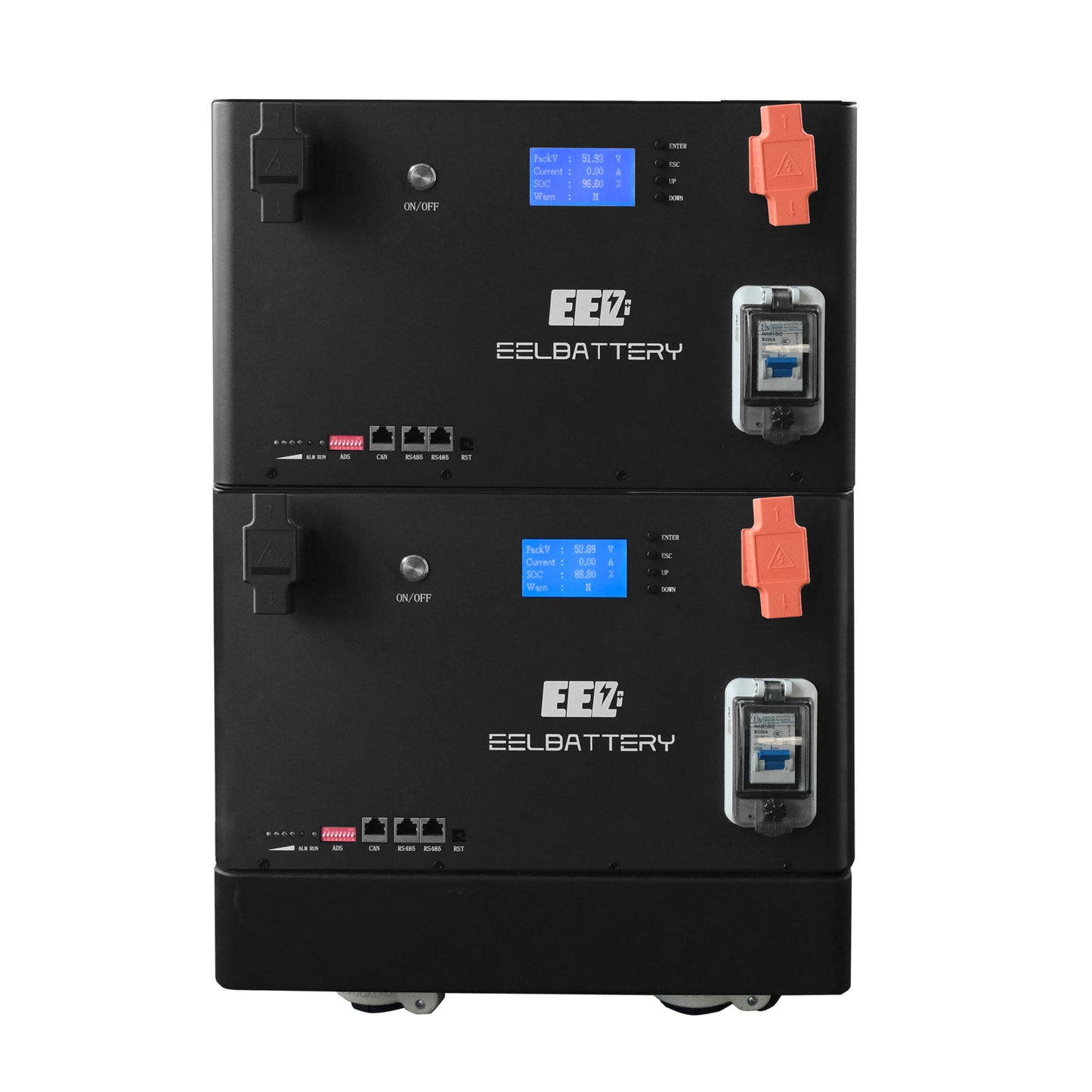 EEL 48V DIY Box V4 Server Rack Battery Kits with Bluetooth BMS Energy Storage Stackable Type EEL BATTERY