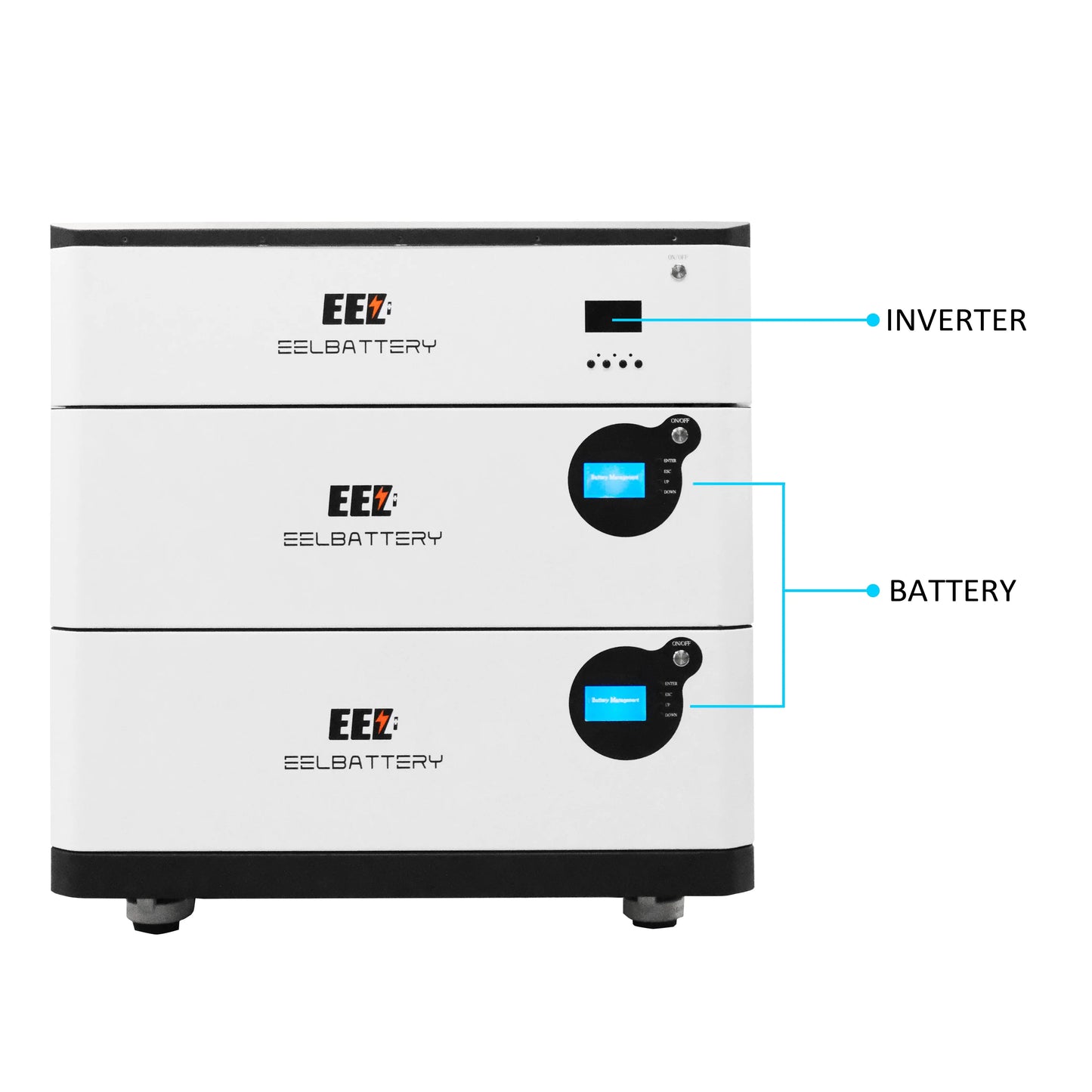 51.2v 5Kwh/15kwh LiFePO4 CCS Battery Pack ESS Home Power Solar Energy Storage System EEL BATTERY