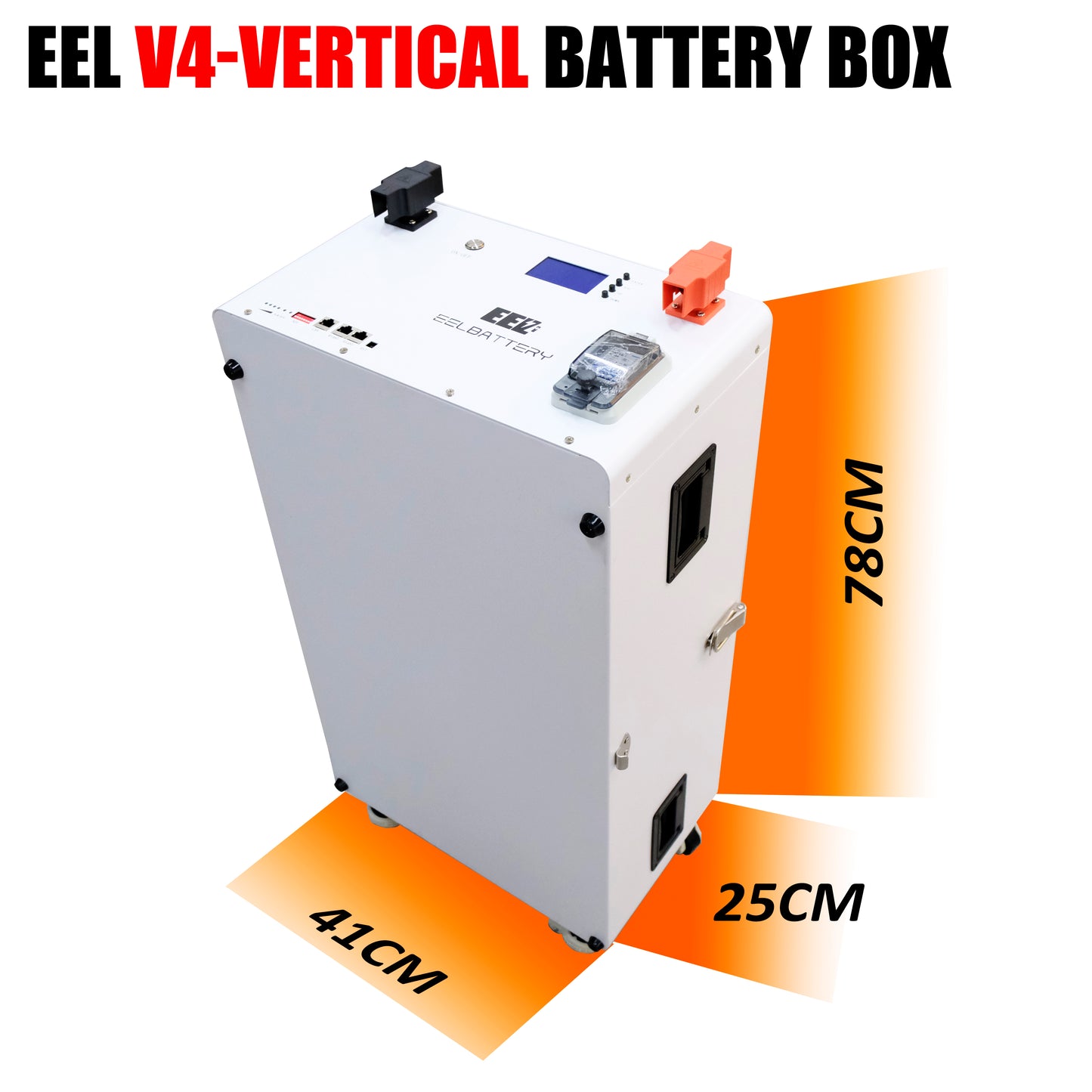 EEL 48V DIY Box V4 Vertical Server Rack Battery Kits with Bluetooth BMS and wheels EEL BATTERY
