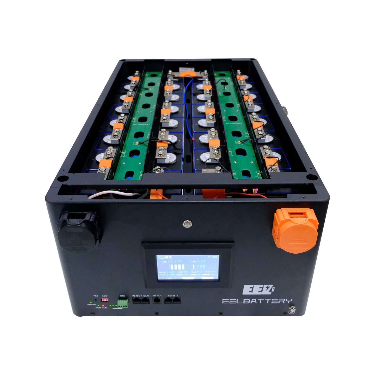 EEL 48V 16S Server Rack V5-JK Battery Box DIY Kits with 200A BMS Energy Storage Stackable Type EEL BATTERY