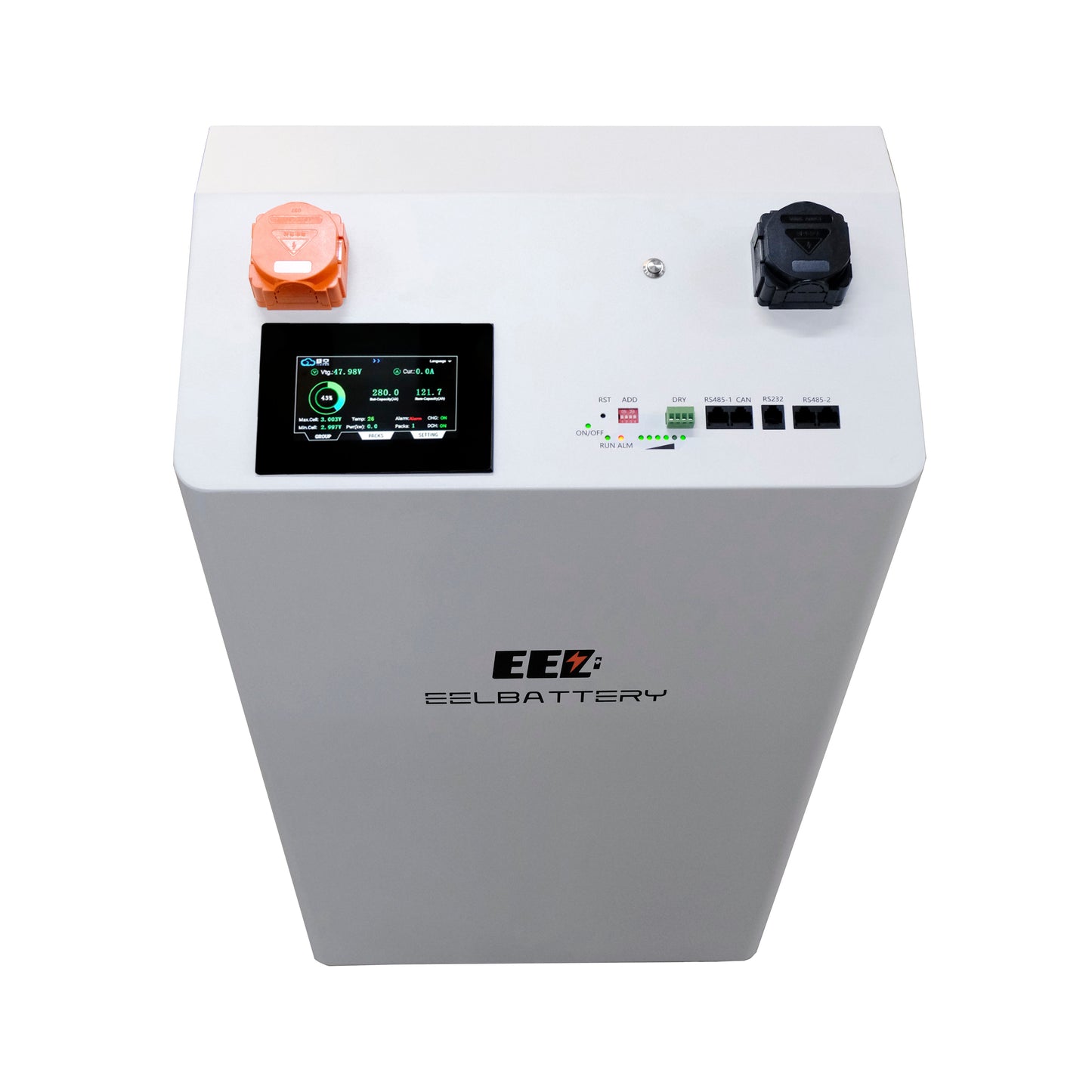 EEL 48V 16S DIY Vertical V19 JK Box DIY Battery Kits with JK Inverter BMS and Wheels USA Stock Pre-sale EEL BATTERY