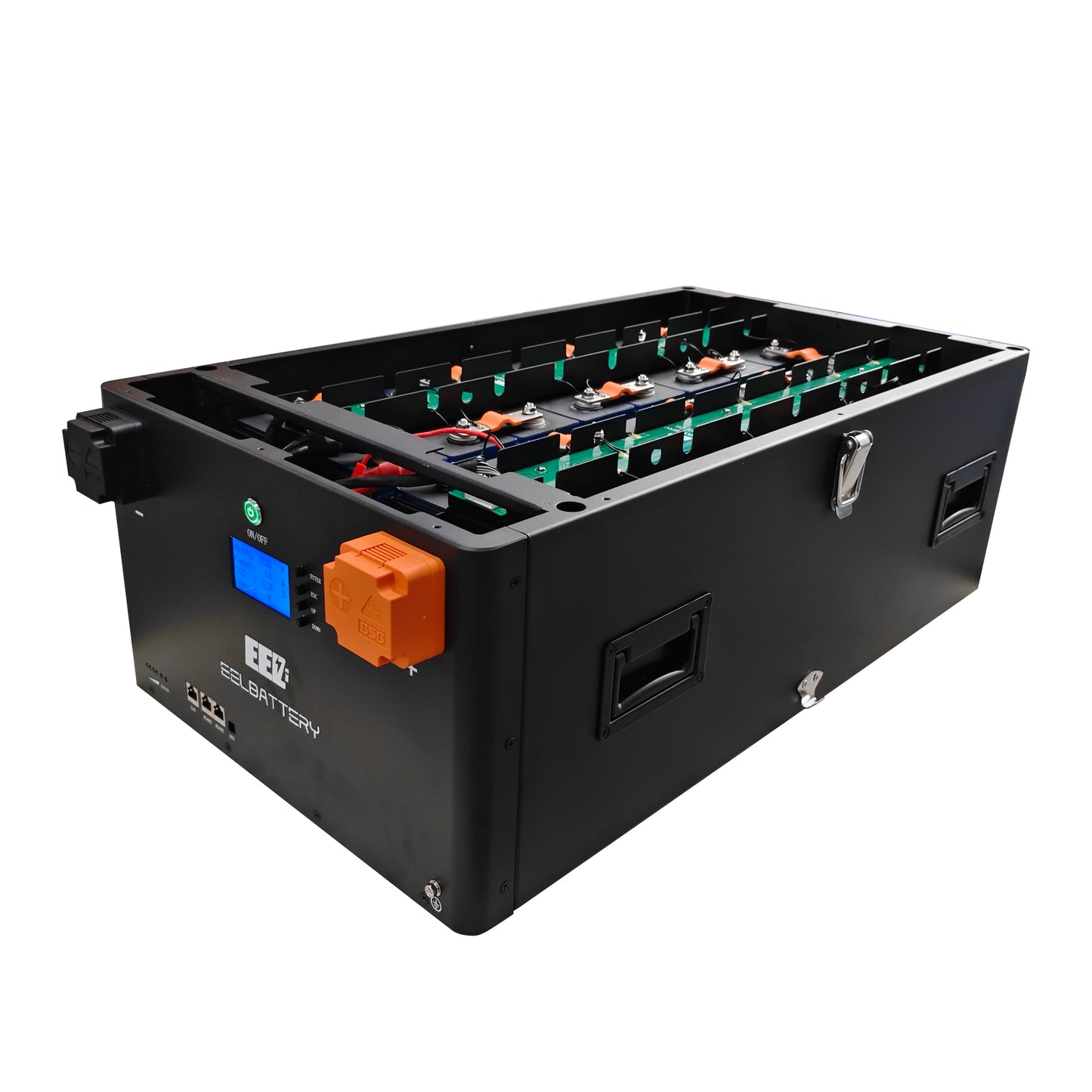 EEL 48V 16S Batterie-DIY-Kit-Box mit 300A Seplos V4.0 Bluetooth BMS zur Energiespeicherung, EU-Versand