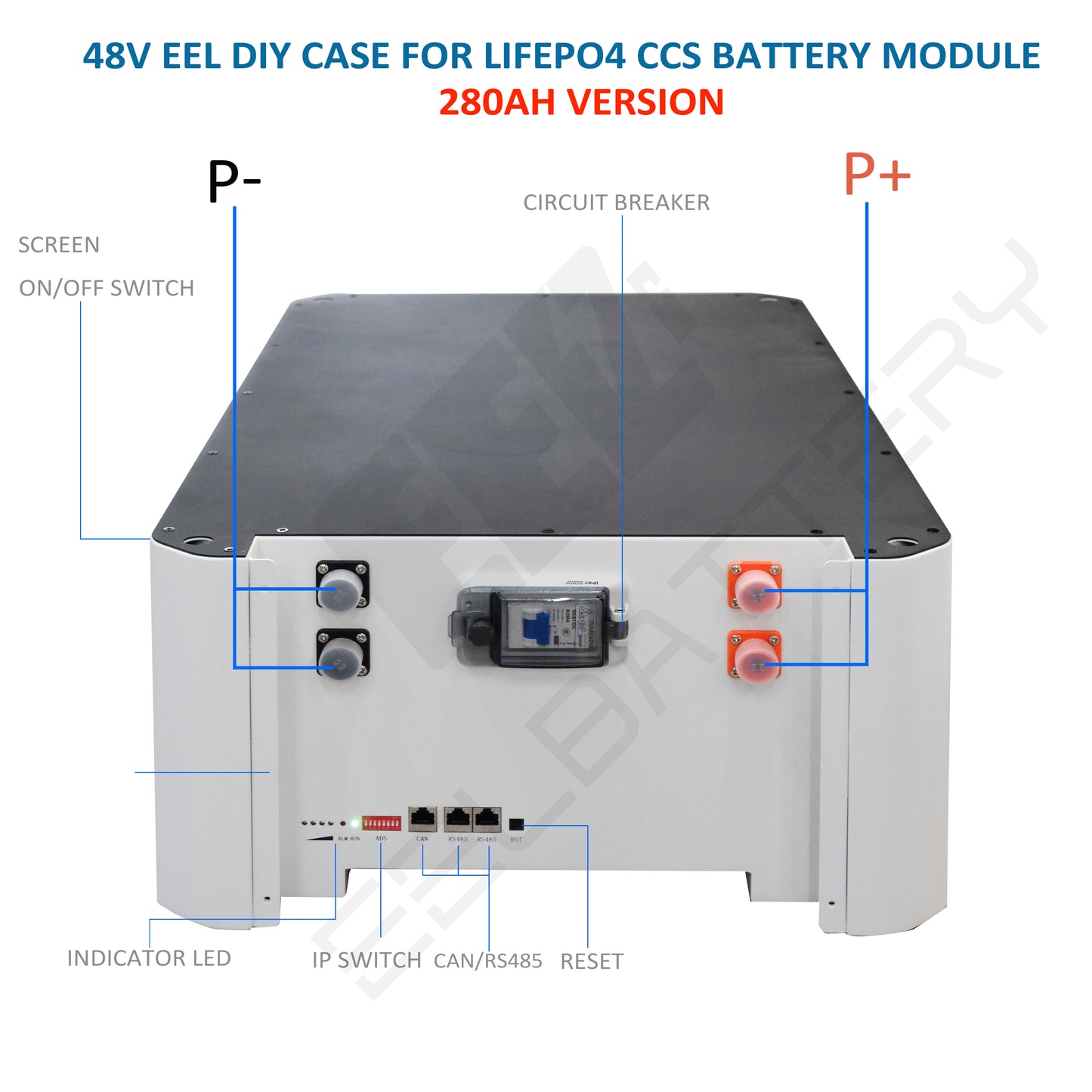 51.2v 5Kwh/15kwh LiFePO4 CCS DIY Battery Pack ESS Auto-Class Home Power Solar Energy Storage System EU Stock EEL BATTERY