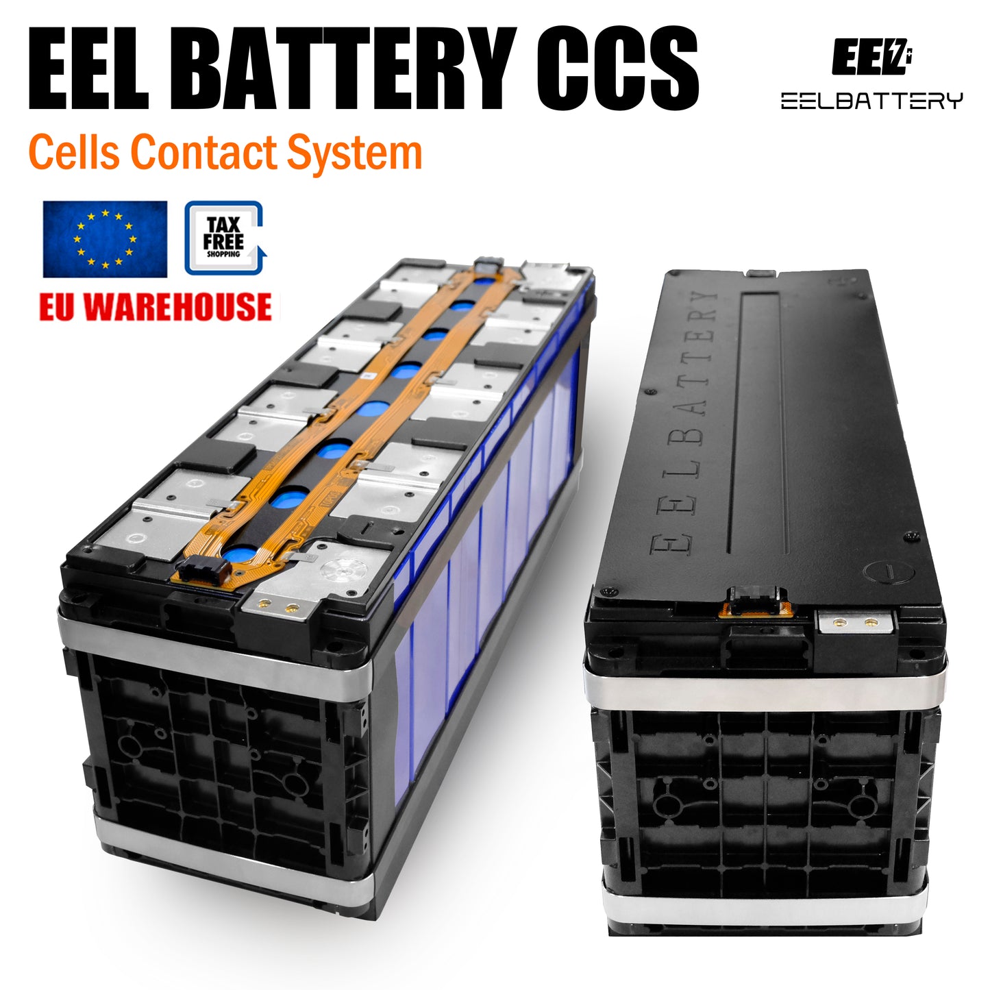 2PCS Grade A CCS Battery LFP Module 48V 100/280Ah Rechargeable Lithium-ion Pack EU Stock DeSay