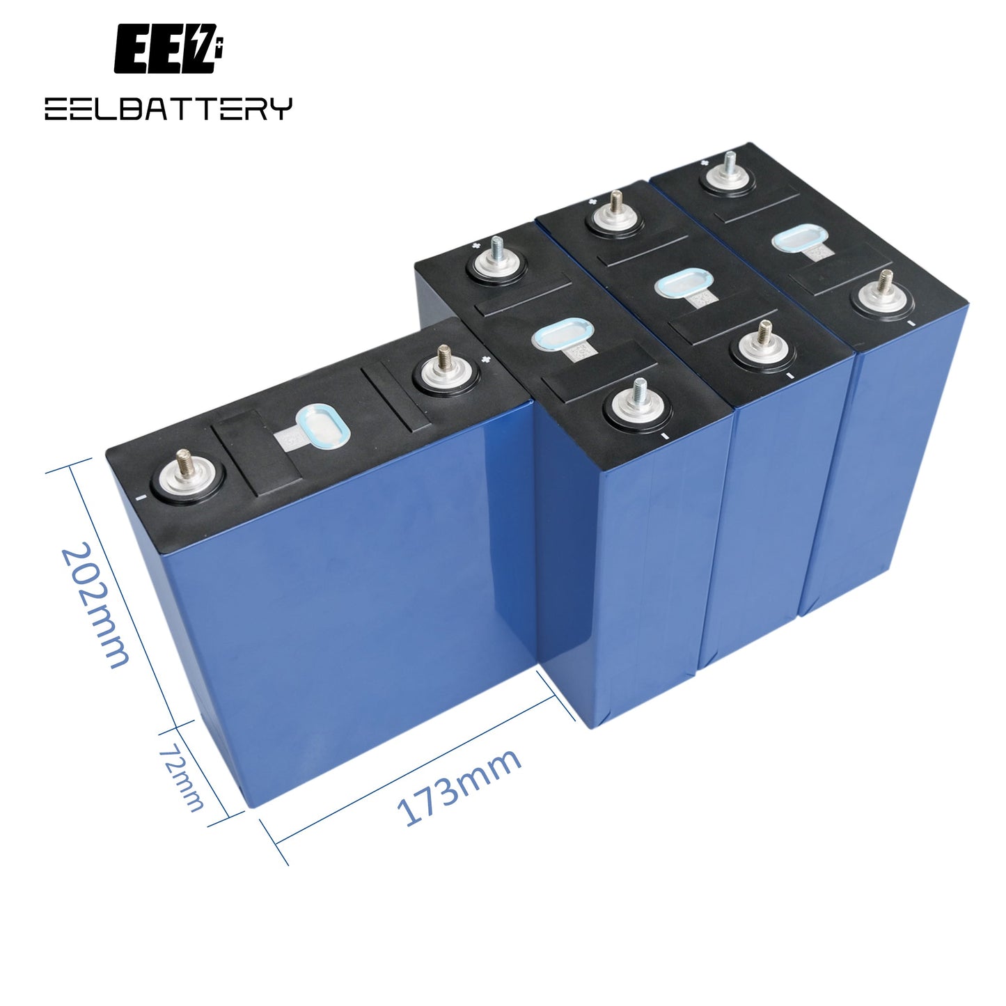4PCS 3.2V CALB 314Ah Grade A Lifepo4 Battery Cells Rechargeable for EV Solar Energy - EEL BATTERY