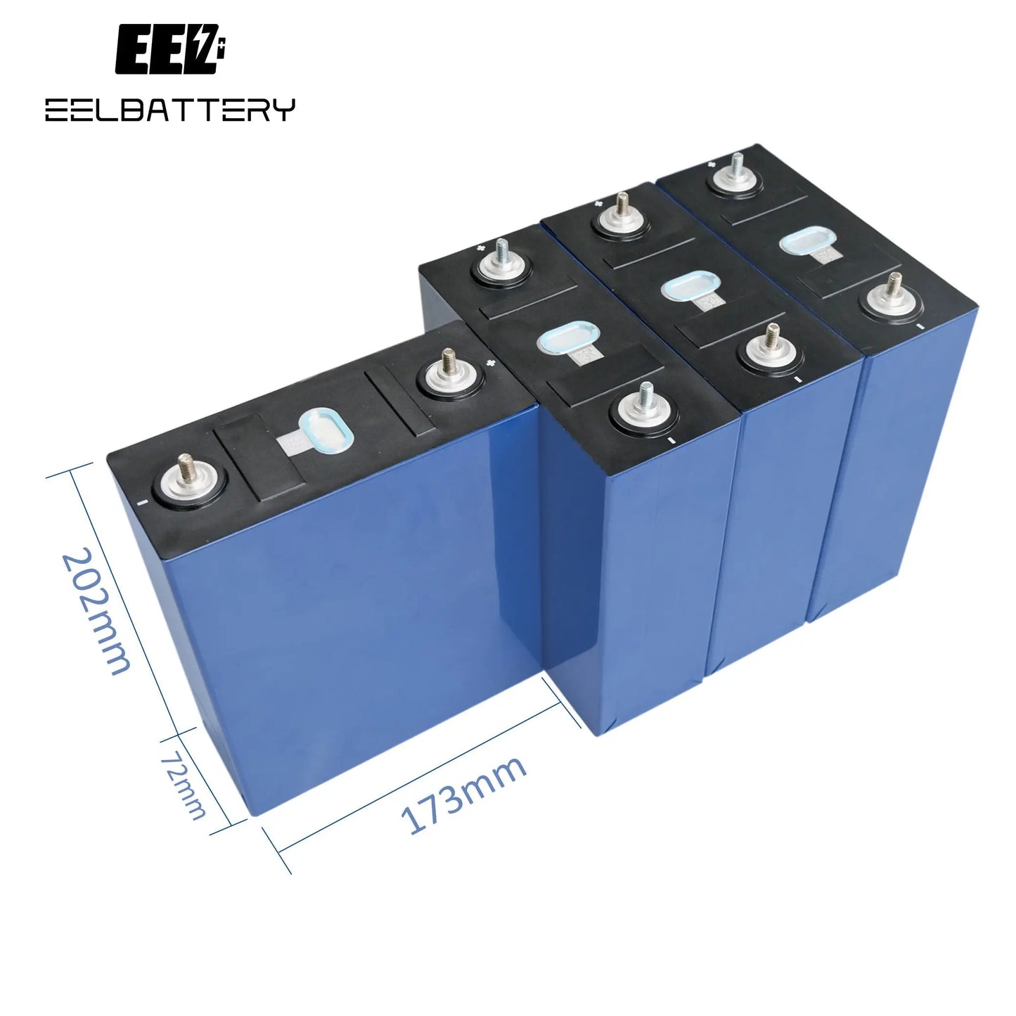 4PCS 3.2V CALB 314Ah Grade A Lifepo4 Battery Cells Rechargeable for EV Solar Energy - EEL BATTERY