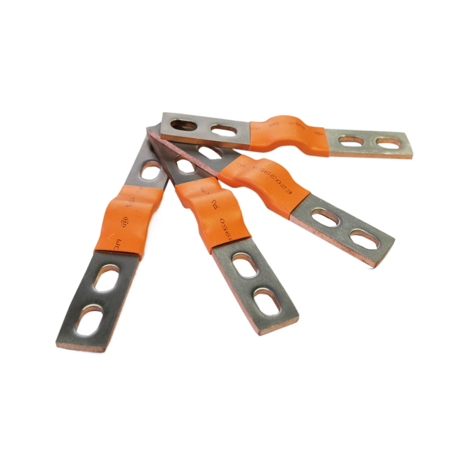 4PCS Flexible 4 holes for EVE Double-thread Studs Nickel-Plated Copper Bus Bar Terminal Connectors Accessories EEL BATTERY