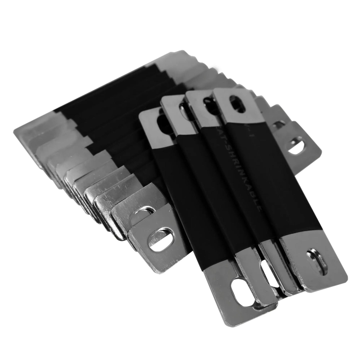 Solid Nickel-Plated Copper LFP Bus Bars 72mm for DIY Battery Packs Studs Connection - EEL BATTERY