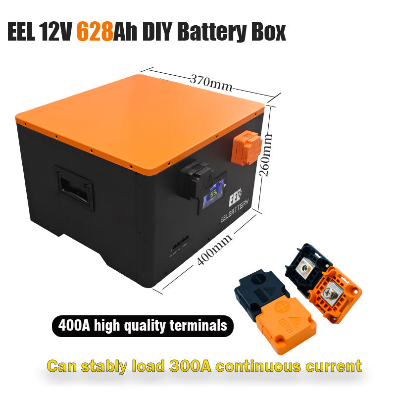 12V DIY Case MB56 LiFePO4 Battery Box with JK 200A Active Balance Smart BMS EU Shipping EEL BATTERY