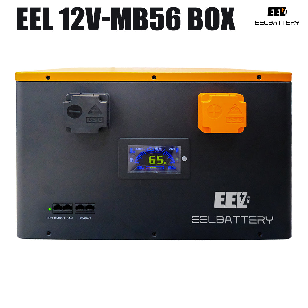 12V DIY Case MB56 LiFePO4 Battery Box with JK 200A Active Balance Smart BMS EU Shipping EEL BATTERY