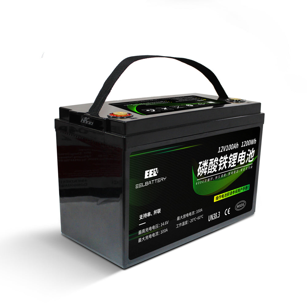 12V 70Ah 100Ah 200Ah 300Ah LiFePO4 Battery Pack Built-in Bluetooth BMS Lithium Ion Battery