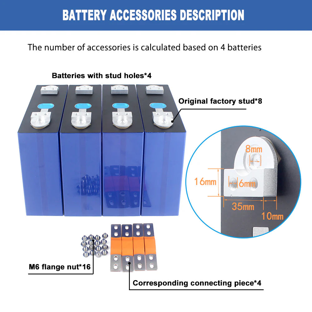 4PCS 3.2V EVE LF334 HSEV LiFePO4 Battery Cells Full Capacity China Shipping EEL BATTERY