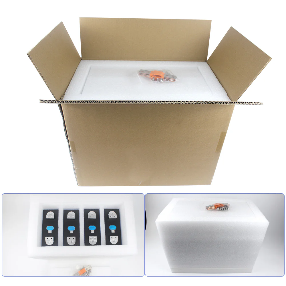 4PCS EVE LF304 Double-hole Studs Grade A Prismatic LiFePO4 Battery Cells for EV,RV China Shipping EEL BATTERY