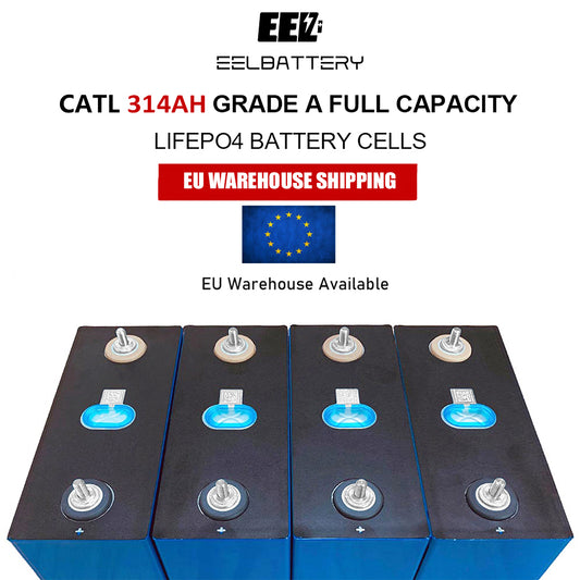 4PCS 3.2V CATL 314Ah Grade A Lifepo4 Battery Cells Rechargeable for EV Solar EU Shipping Pre-sale