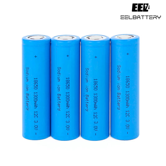 Sodium-ion 3V 1300mAh 18650 Battery 12C Discharge Na ion battery Rechargeable Cell For E-bike Power Tools DIY