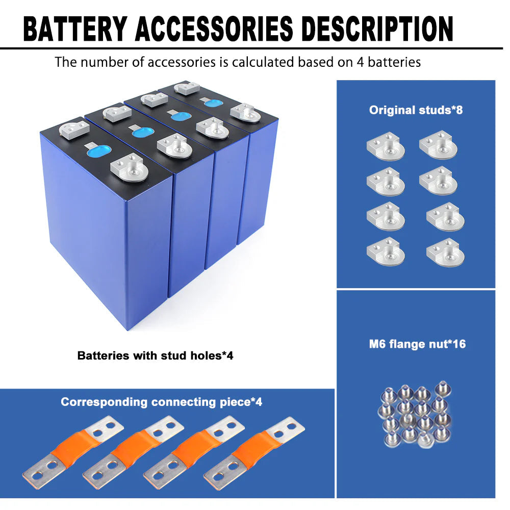 4PCS 3.2V EVE LF334 HSEV LiFePO4 Battery Cells Full Capacity China Shipping EEL BATTERY