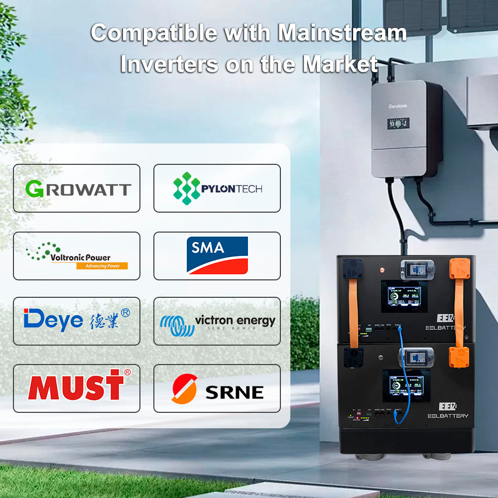 51.2v 15Kwh 30kwh 45kwh EEL Server Rack Assembled LiFePO4 Battery Pack Home Power Solar Energy Storage System EEL BATTERY