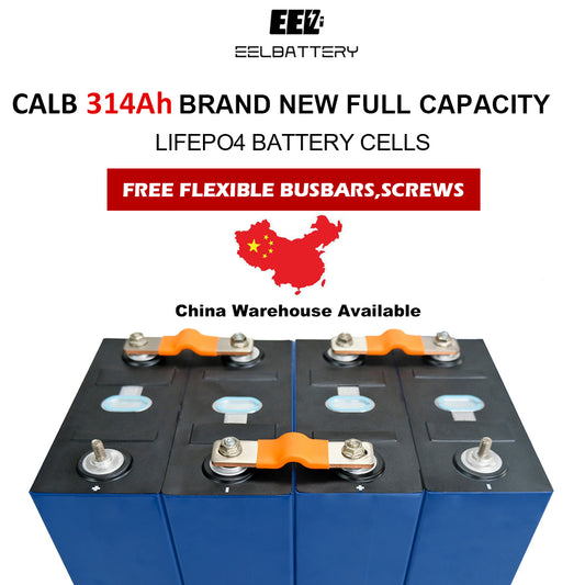 4PCS 3.2V CALB 314Ah Grade A Lifepo4 Battery Cells Rechargeable for EV Solar Energy CALB