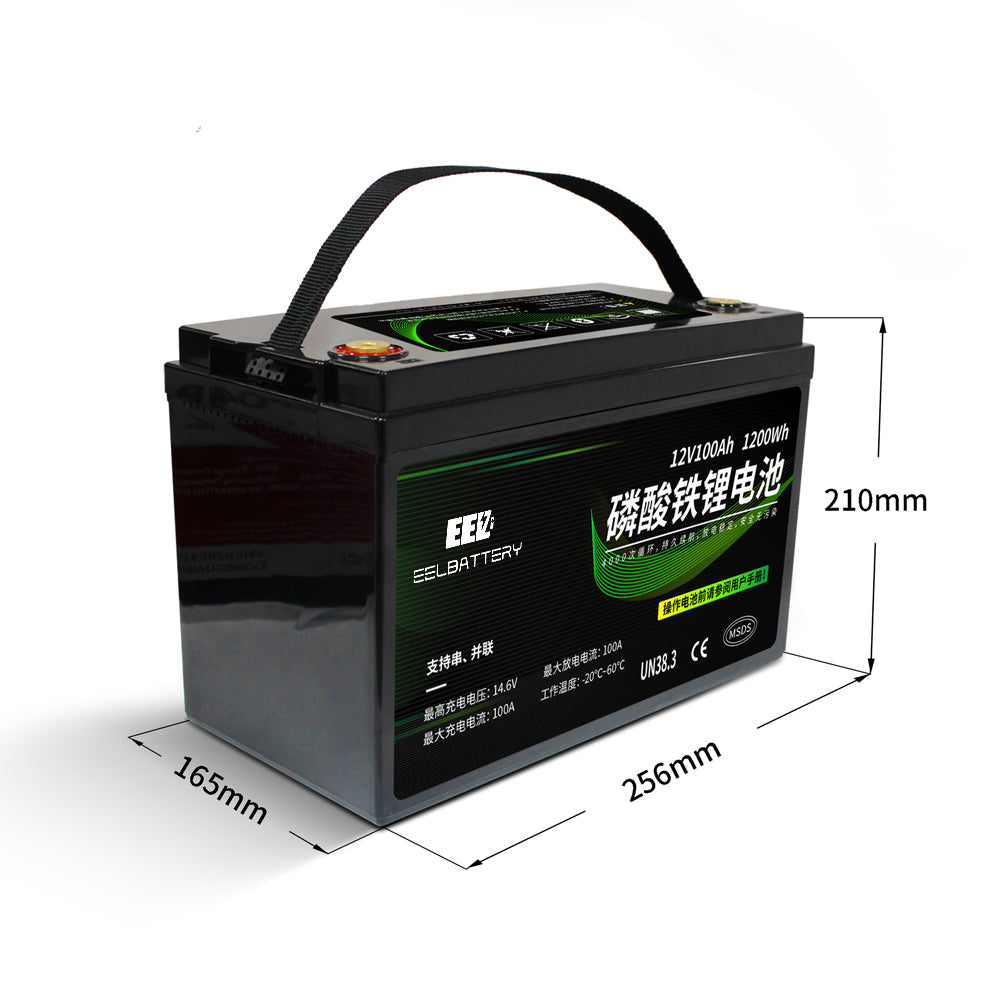 12V 70Ah 100Ah 200Ah 300Ah LiFePO4 Battery Pack Built-in Bluetooth BMS Lithium Ion Battery