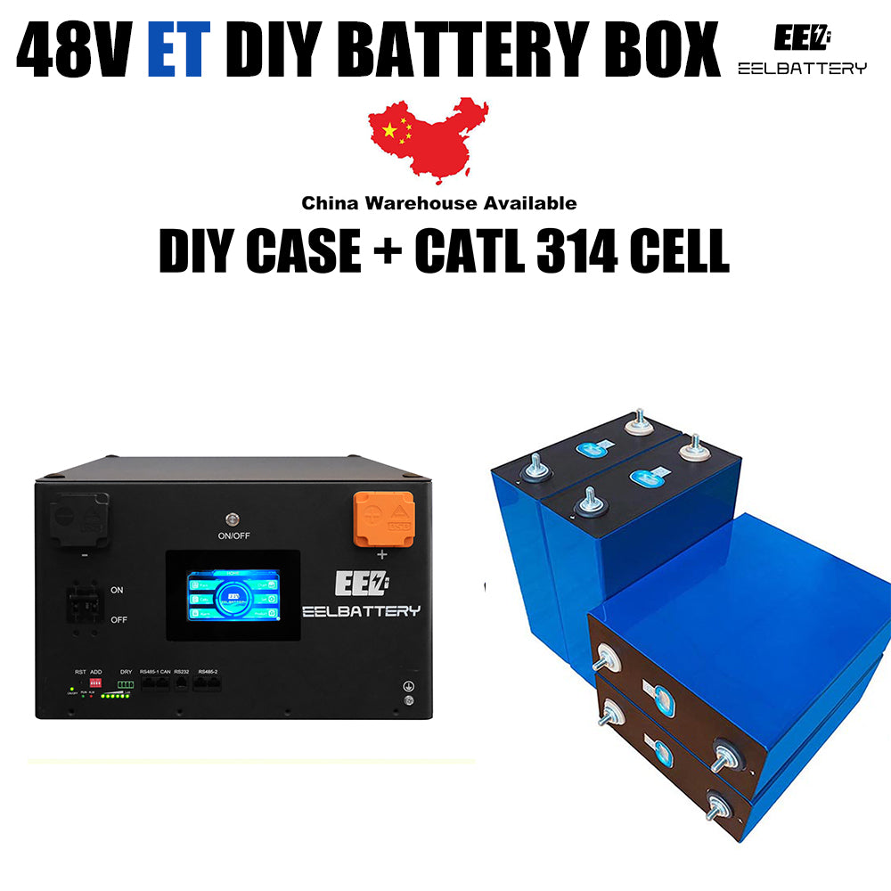 EEL 48V 16S ET Battery Stackable Box WiFi DIY Kits with 200A TDT BMS Home Energy Storage System Remote Control