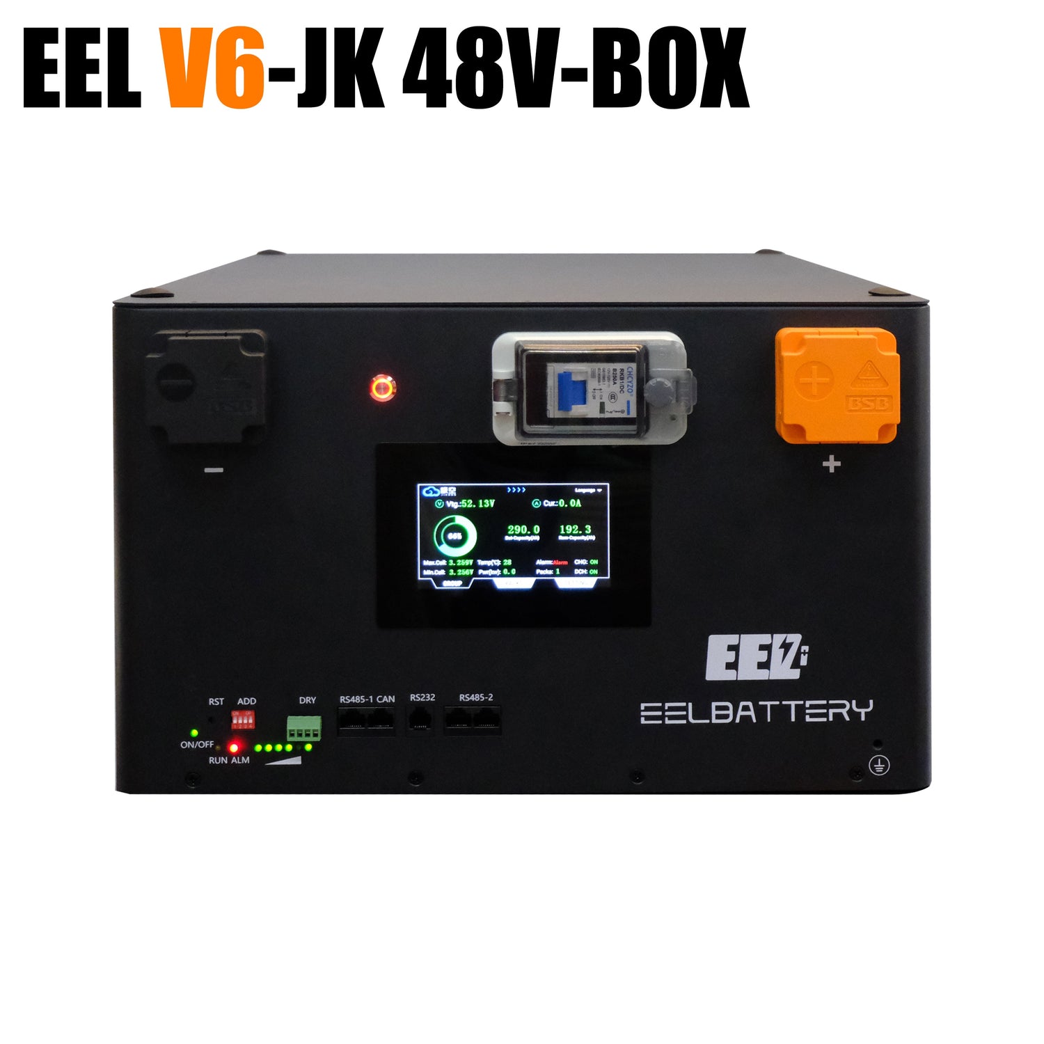 EEL 48V 16S V6-JK Battery Stackable Box DIY Kits with 200A JK V19 BMS Energy Storage System EEL BATTERY