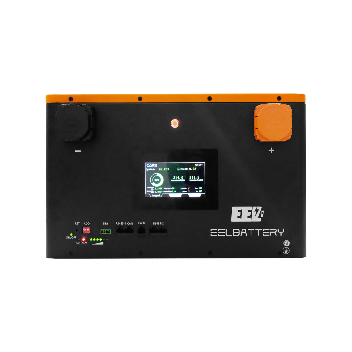24V DIY Case LiFePO4 Battery Box with JK Inverter 200A Active Balance Smart BMS for Golf Cart,RV,Camper Yacht EEL BATTERY