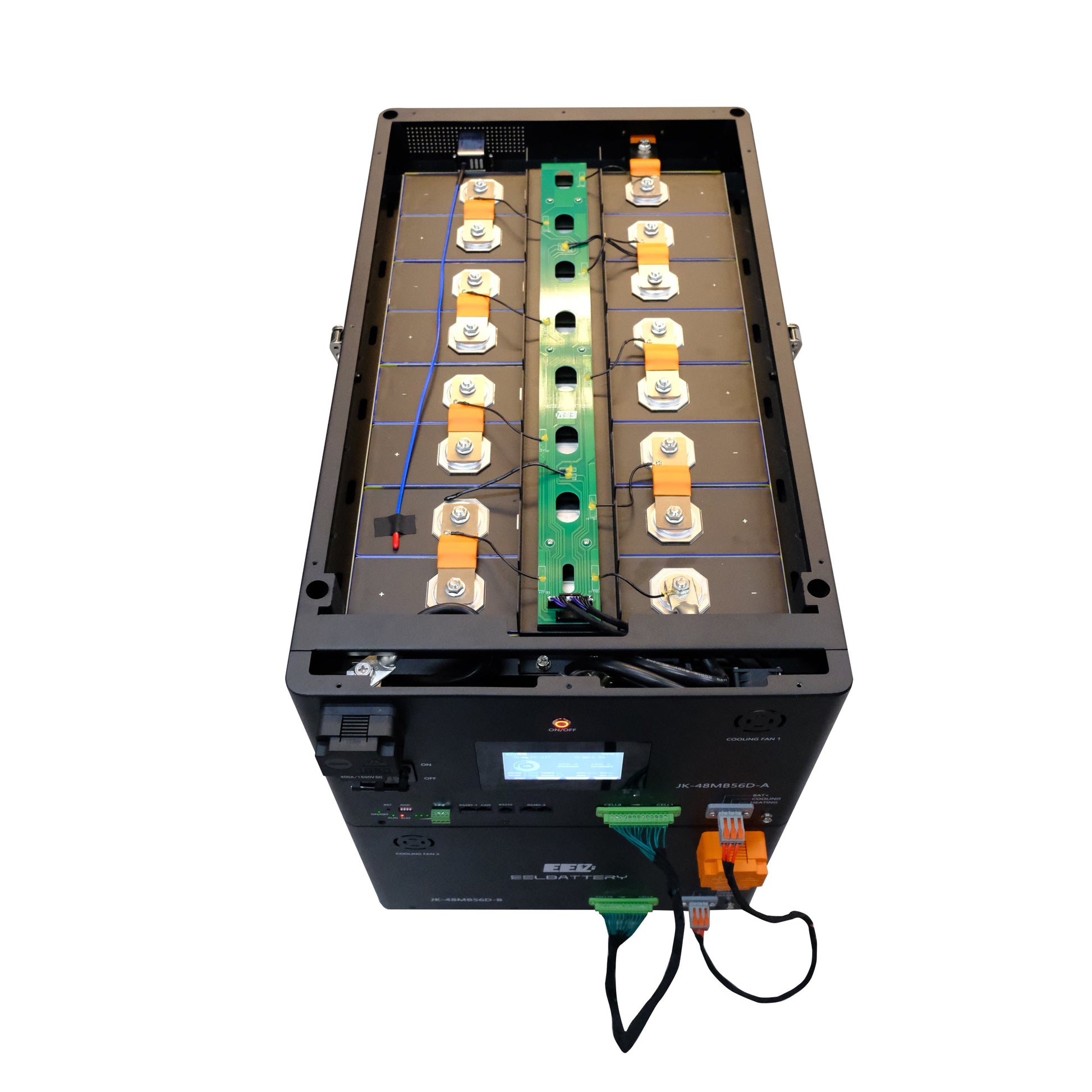 EEL 32kwh 51.2V 16S 628Ah EVE MB56 Battery Box DIY Kits with 300A JK V19 BMS Lifepo4 Cell Lithium Battery EEL BATTERY