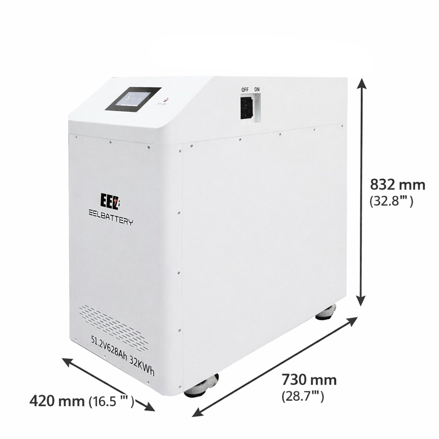EU Stock-EEL 32kwh 51.2V 16S 628Ah EVE MB56 Battery Box DIY Vertical Kits with 300A JK V19 BMS pre-sale EEL BATTERY