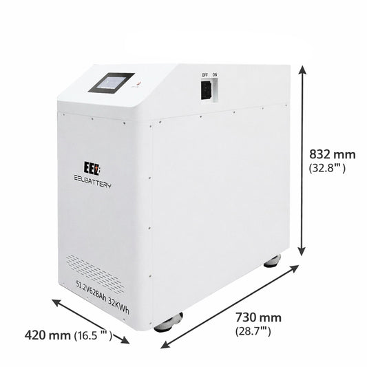 EU Stock-EEL 32kwh 51.2V 16S 628Ah EVE MB56 Battery Box DIY Vertical Kits with 300A JK V19 BMS pre-sale EEL BATTERY