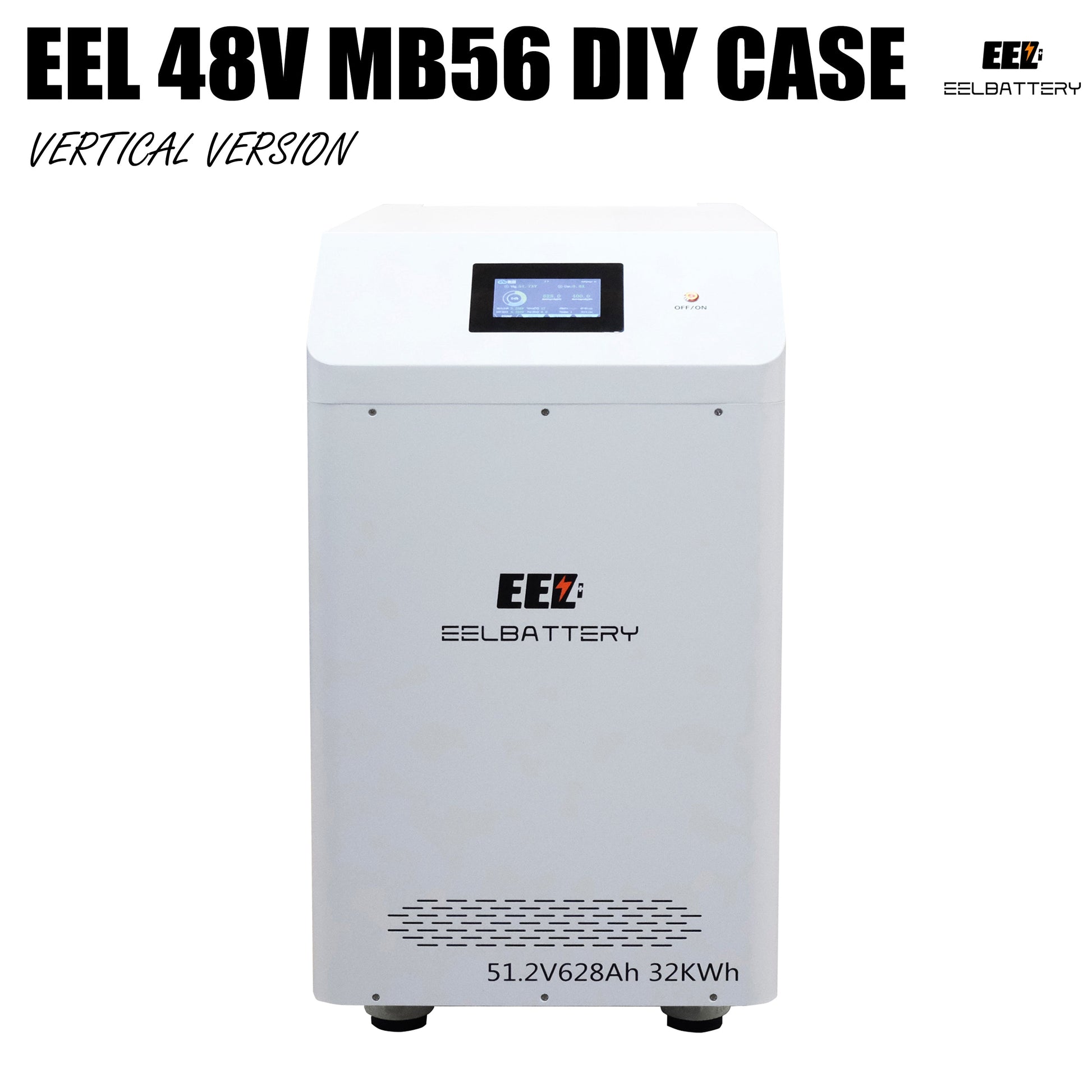 EU Stock-EEL 32kwh 51.2V 16S 628Ah EVE MB56 Horizontal Battery Box DIY Kits with 300A JK V19 BMS For Solar Energy Storage System EV RV EEL BATTERY