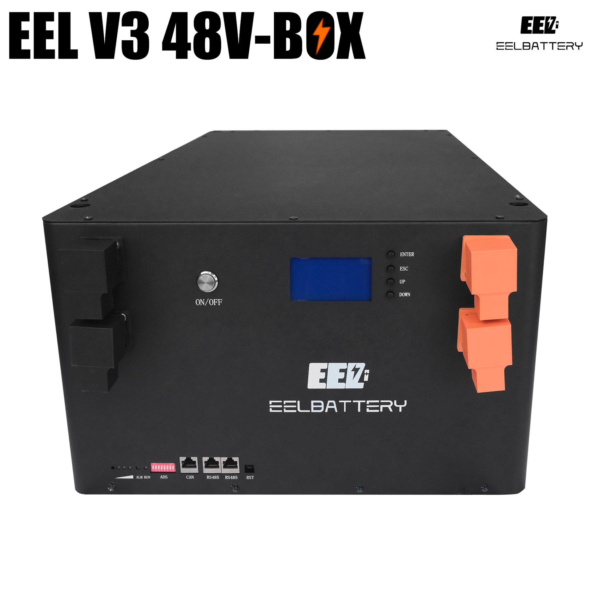 EEL 48V 16S V3 Server Rack Battery DIY 280 Box Kits with Bluetooth BMS Home Energy Storage Stackable Type - EEL BATTERY