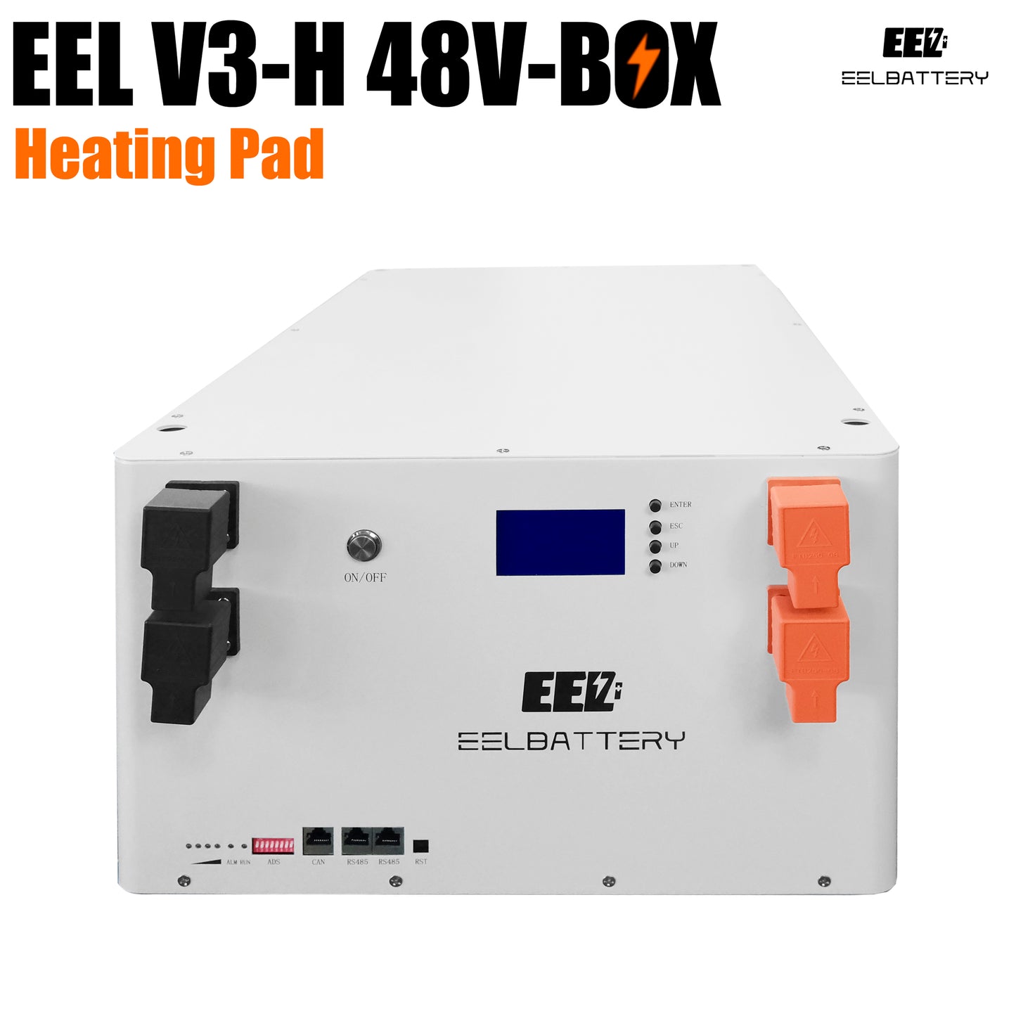 EEL 48V 16S V3 Server Rack Batterie DIY Einheit BOX 51,2V mit 4A Active Balancer Stapelbarer Typ (geeignet für 280/302Ah Zellen)