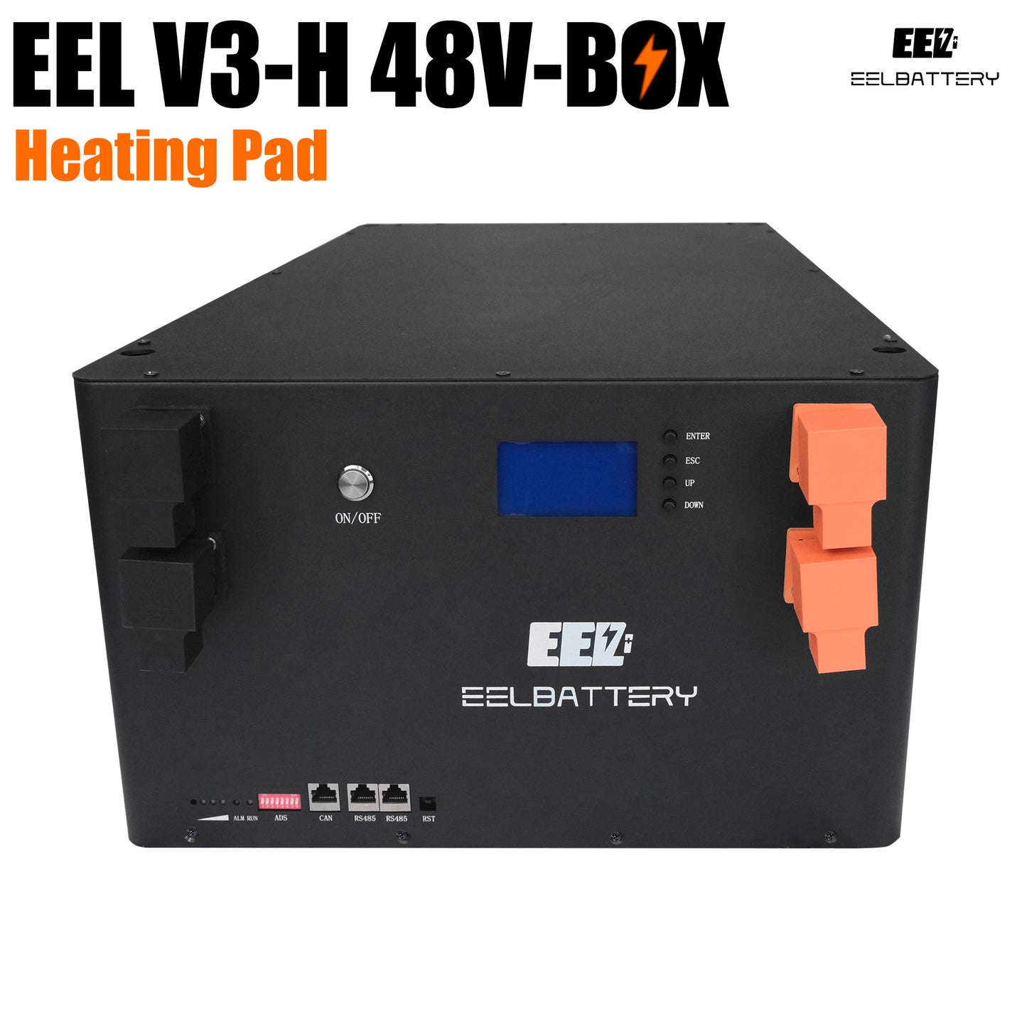 EEL 48V 16S V3 Server Rack Battery DIY 280 Box Kits with Bluetooth BMS Home Energy Storage Stackable Type
