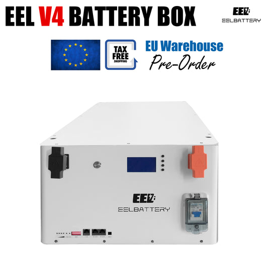EEL 48V Battery Box V4 Kit with Bluetooth BMS 15Kwh Energy Storage Stackable Type EU Shipping Pre-Order