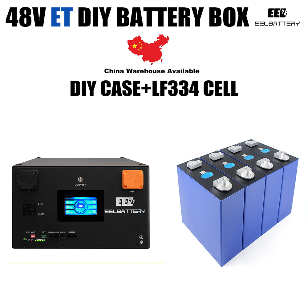 EEL 48V 16S ET Battery Stackable Box WiFi DIY Kits with 200A TDT BMS Home Energy Storage System Remote Control