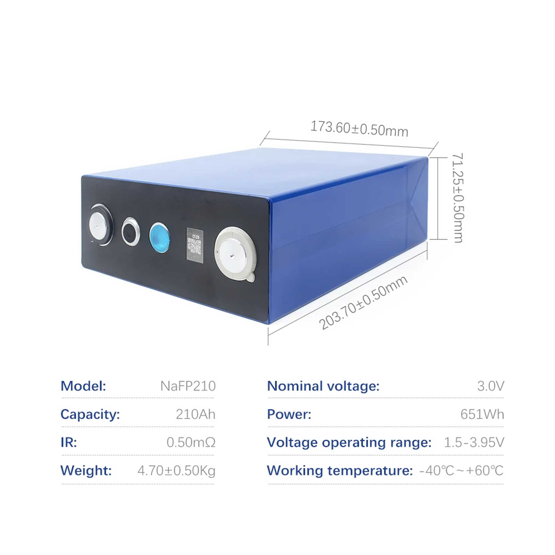 4PCS Grade A 3V 210Ah Sodium-Ion Battery Na-Ion Cells for DIY Home Energy Storage, Solar & Boat Applications - EEL BATTERY