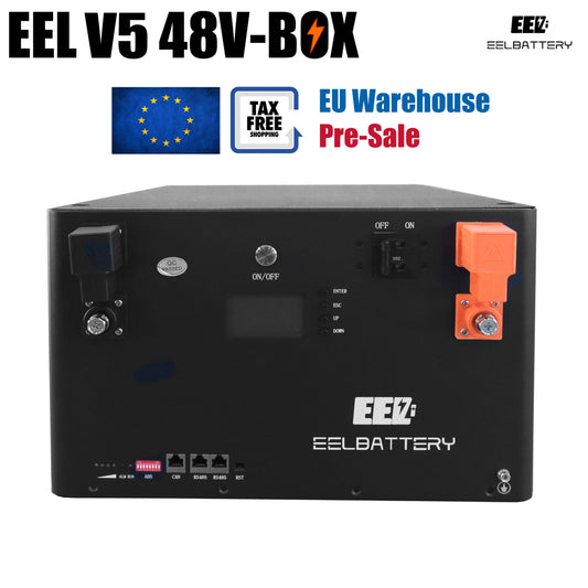 EEL 48V 16S V5 DIY Battery Server Rack Box Kits with Bluetooth BMS Energy Storage Stackable EU Shipping EEL BATTERY